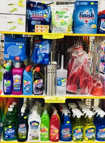 We stock a wide variety of cleaning products